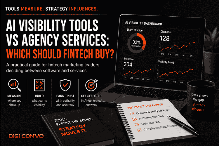 AI Visibility Tools vs Agency Services: Which Should Fintech Buy?